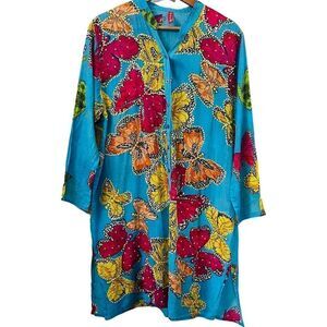 MANYA one size button up shirt dress